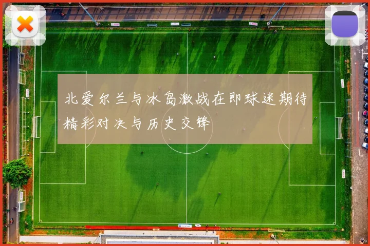 北爱尔兰与冰岛激战在即球迷期待精彩对决与历史交锋