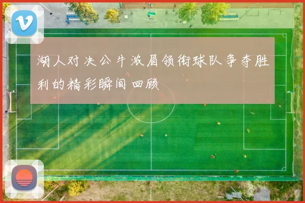 湖人对决公牛浓眉领衔球队争夺胜利的精彩瞬间回顾